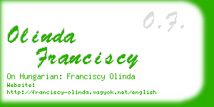 olinda franciscy business card